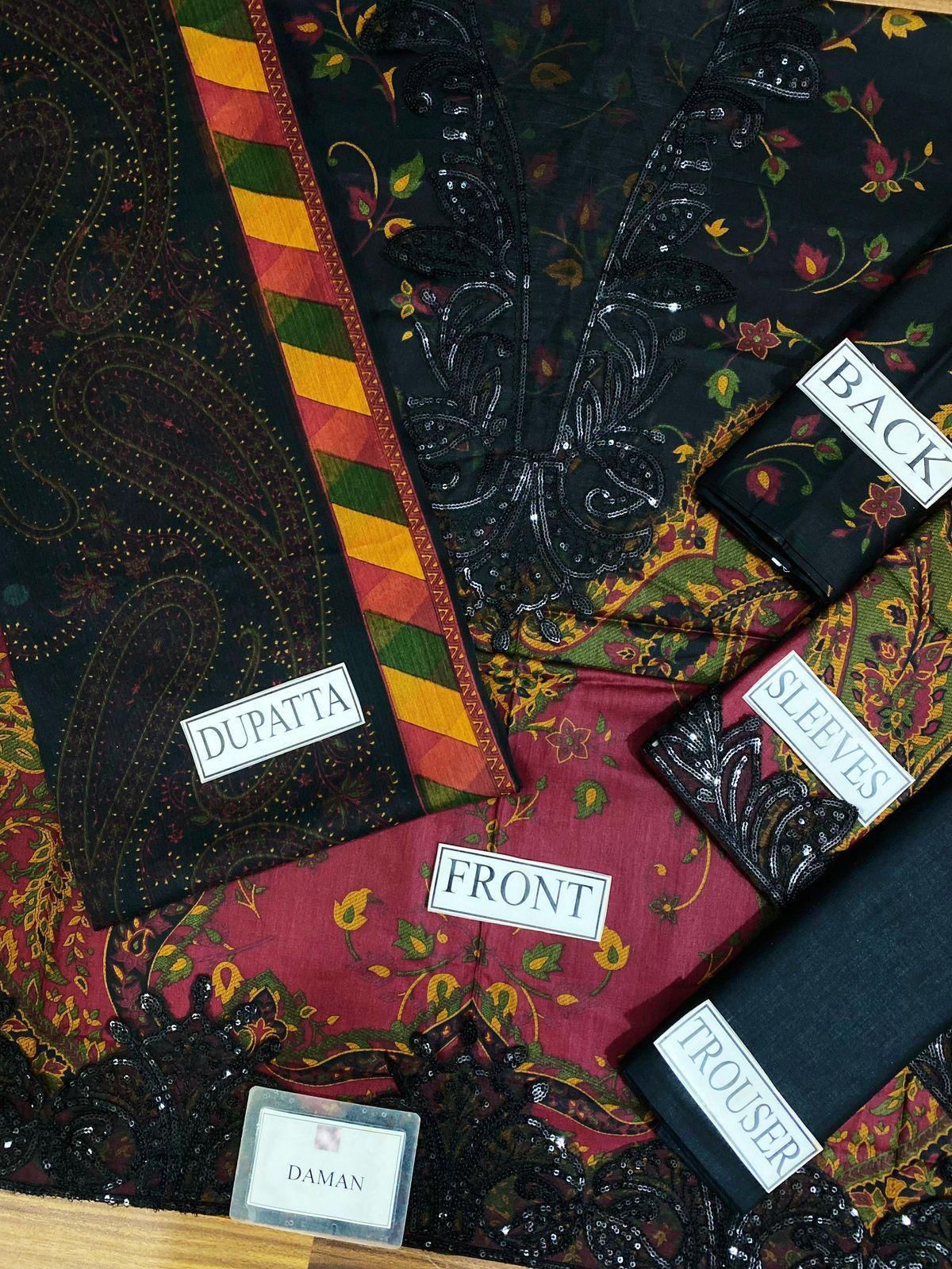 MARIA.B 3PC EMBROIDERY LWAN (A.F)