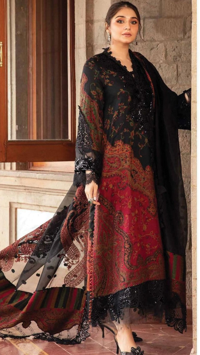 MARIA.B 3PC EMBROIDERY LWAN (A.F)