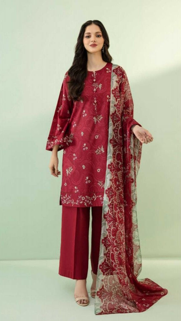 Nishat 3PC Summer Lawn (B.C)