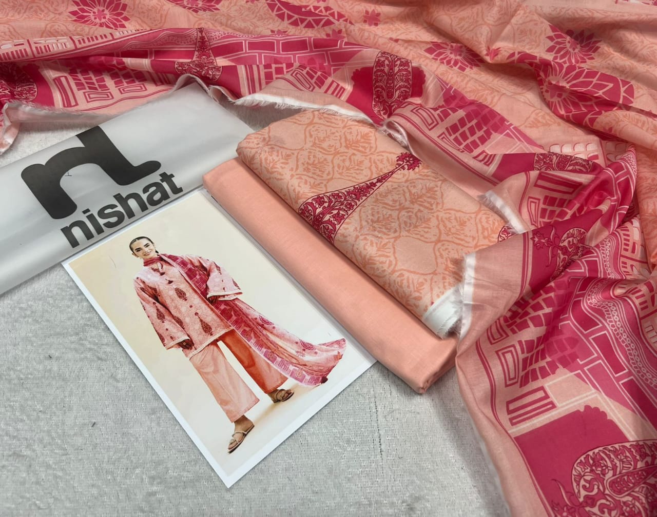 Nishat 3PC Summer Lawn (B.C)