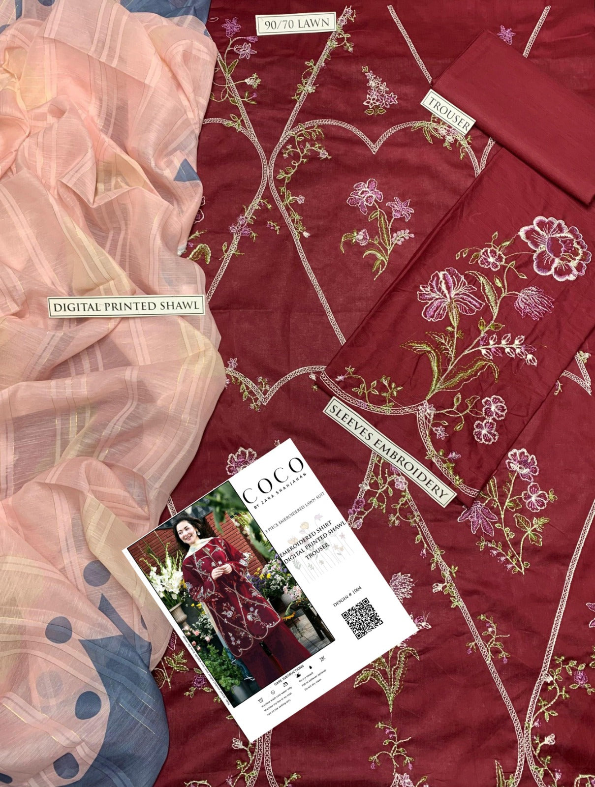 Coco By Zara 3PC Summer Lawn (TBP)