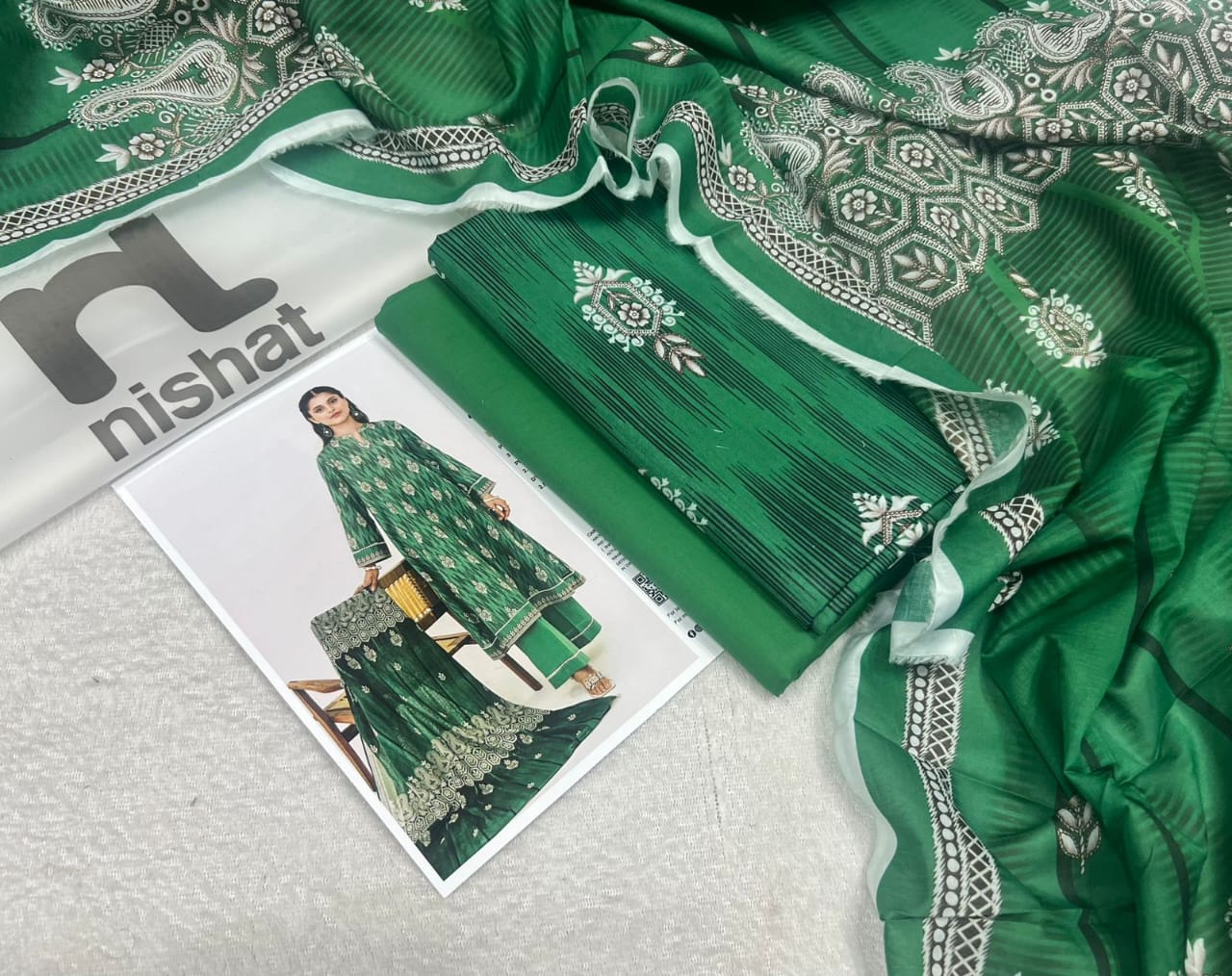 Nishat 3PC Summer Lawn (B.C)