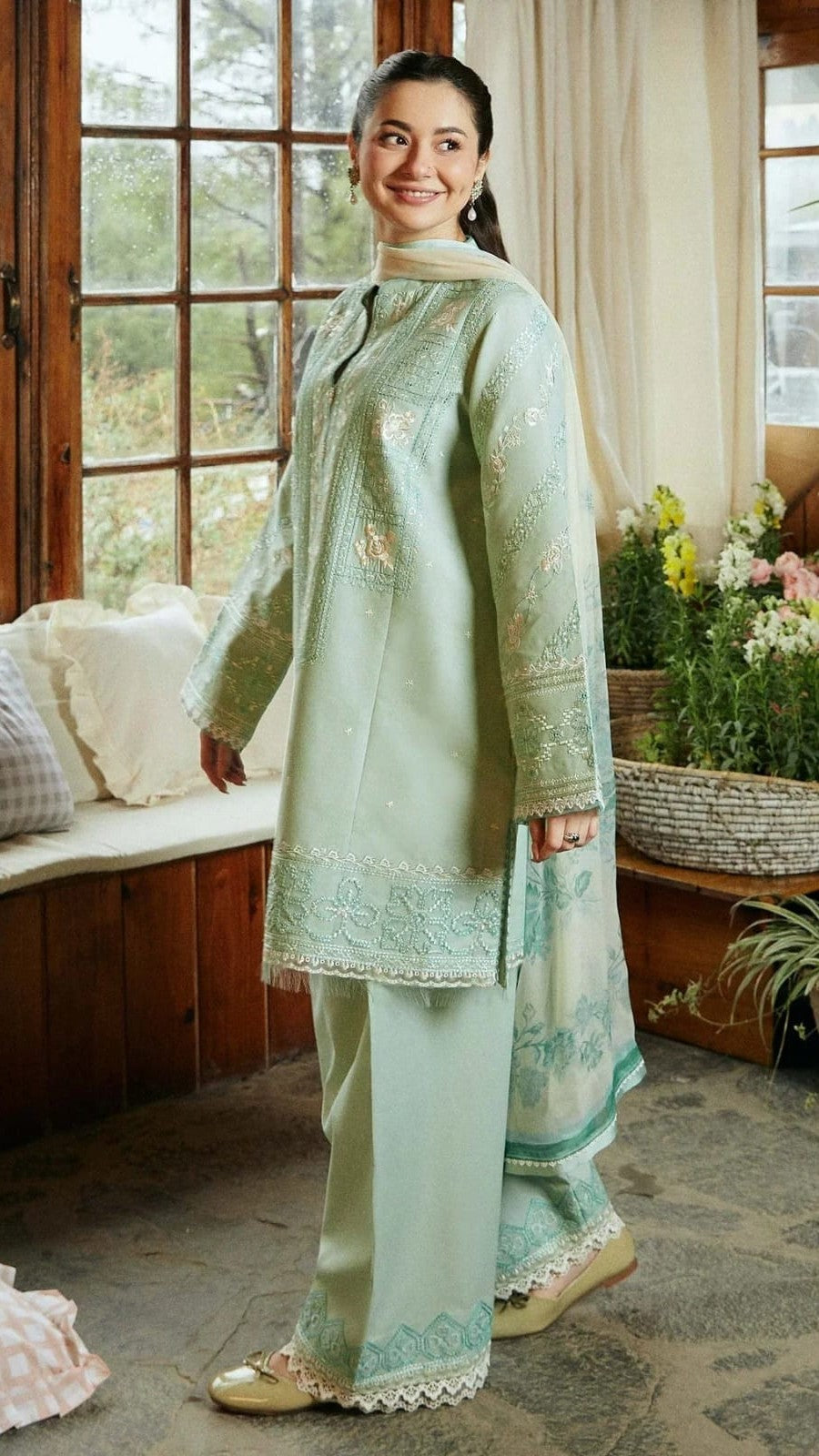Coco By Zara 3PC Embroidery Lawn (RWF)