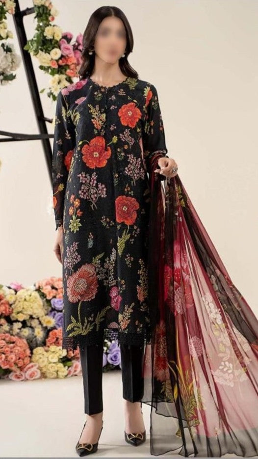 MARIA.B 3PC EMBROIDERY LWAN (A.F)