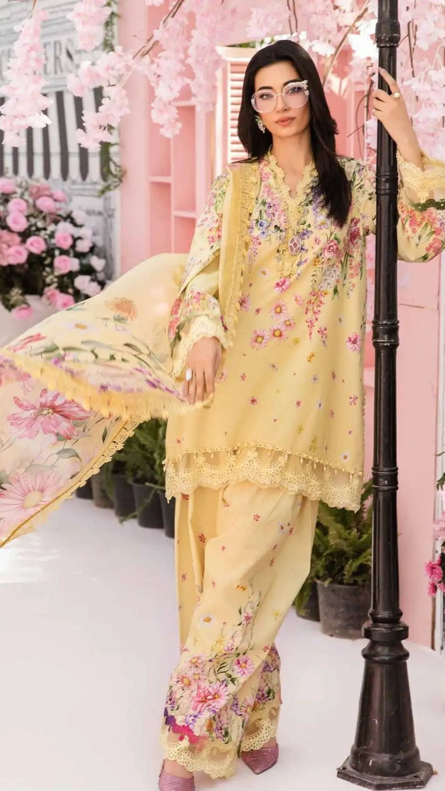 MARIA.B 3PC EMBROIDERY LWAN (B.R)