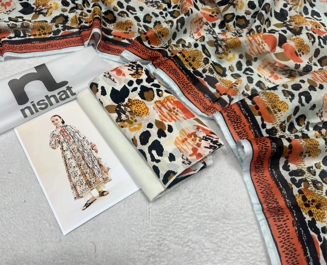 Nishat 3PC Summer Lawn (B.C)