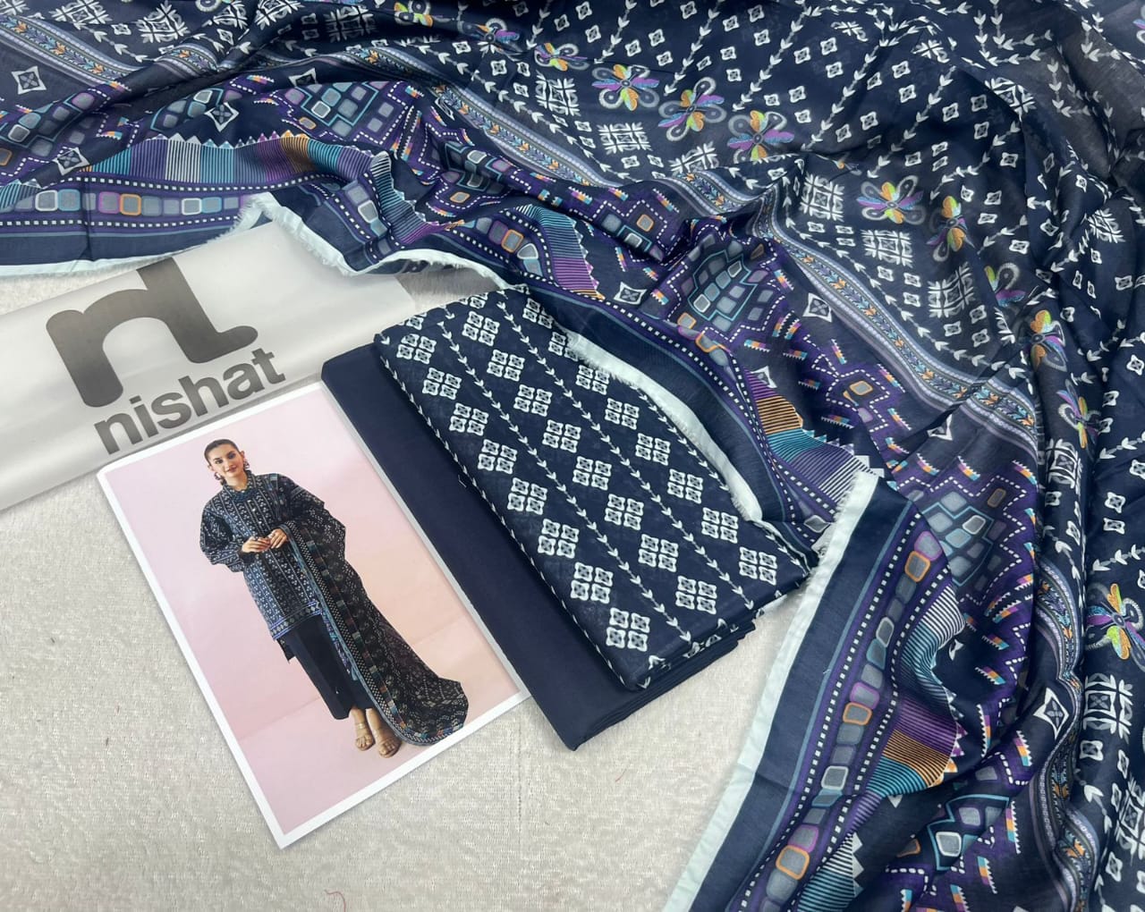 Nishat 3PC Summer Lawn (B.C)