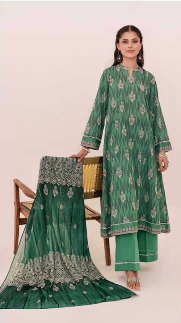Nishat 3PC Summer Lawn (B.C)