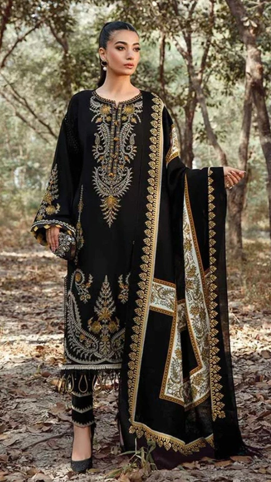 MARIA.B 3PC EMBROIDERY LWAN (N.F)